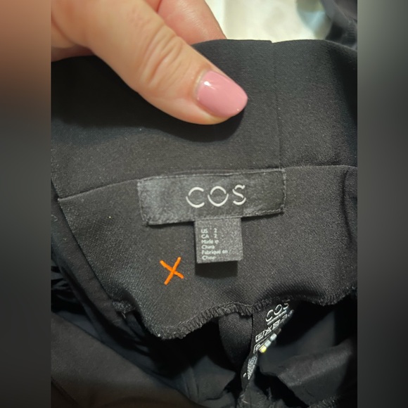 COS High-waisted Paper-Bag Waist Trouser Pants Size 2 - Picture 4 of 6